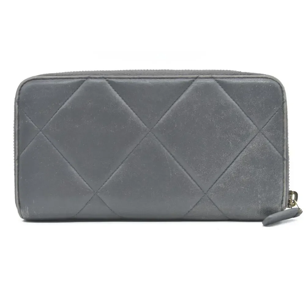 Chanel 2021 Interlocking CC Logo Continental Wallet